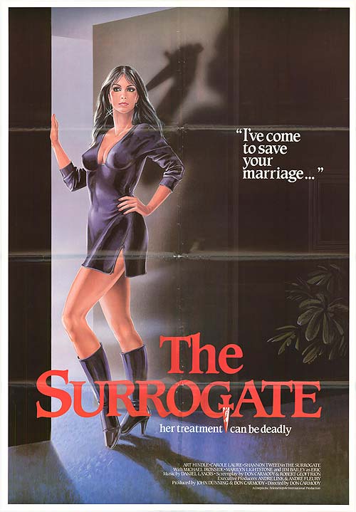 Affiche du film The Surrogate (Don Carmody, 1984 - source Movie Posters)