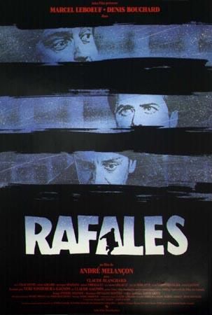 Affiche du film Rafales d'André Melançon (Coll. Cinémathèque québécoise)