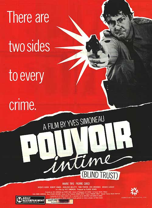 Affiche américaine du film Pouvoir Intime (Blind Trust)