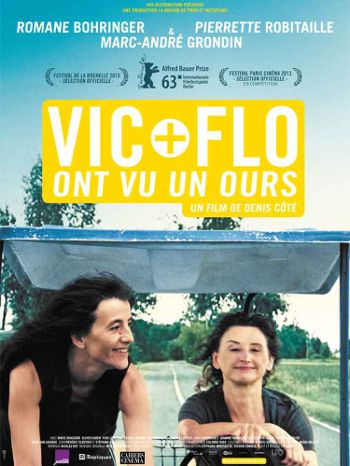 Affiche française du film de denis Côté Vic + Flo ont vu un ours