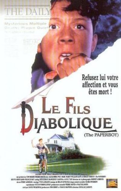 Jaquette VHS française du film Le fils diabolique (Paperboy, Douglas Jackson - 1994)