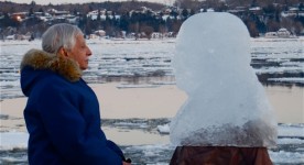 Louis-Edmond Hamelin dans Le Nord au Cœur de Serge Giguère (photo Alain Giguère)