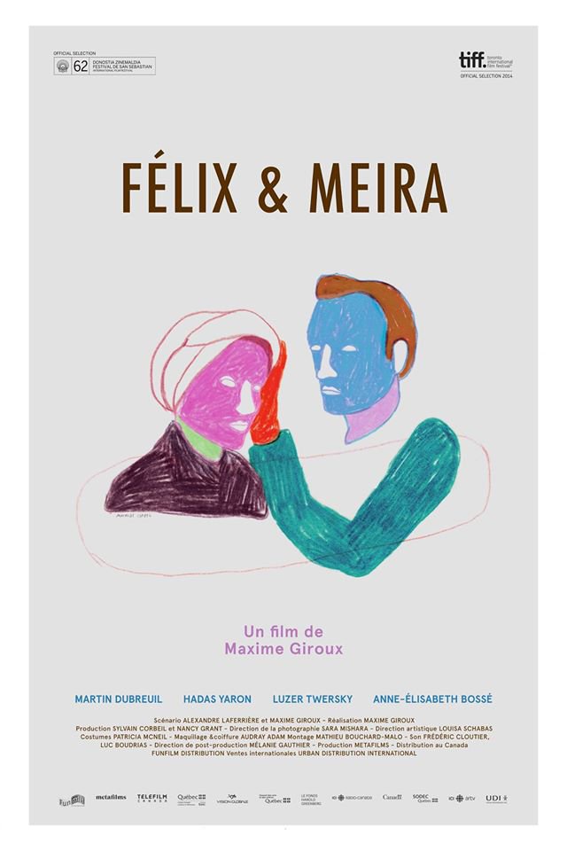 Affiche québécoise du film Félix et Meira (2015, Maxime Giroux - ©FunFilm)