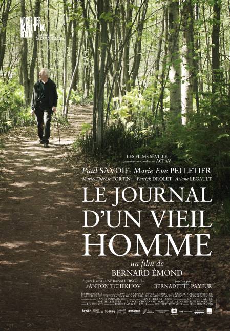 Affiche du film Le journal d'un vieil homme (réal. Bernard Émond - Films Séville)
