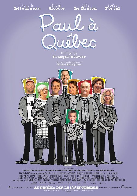 Affiche officielle du film du film Paul à Québec (Source: Remstar Films)