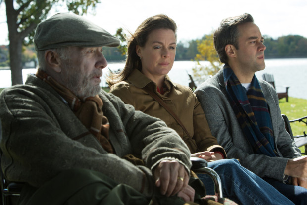 Image des comédiens Gilbert Sicotte, Julie LeBreton et François Létourneau dans Paul à Québec (Source: Remstar Films)