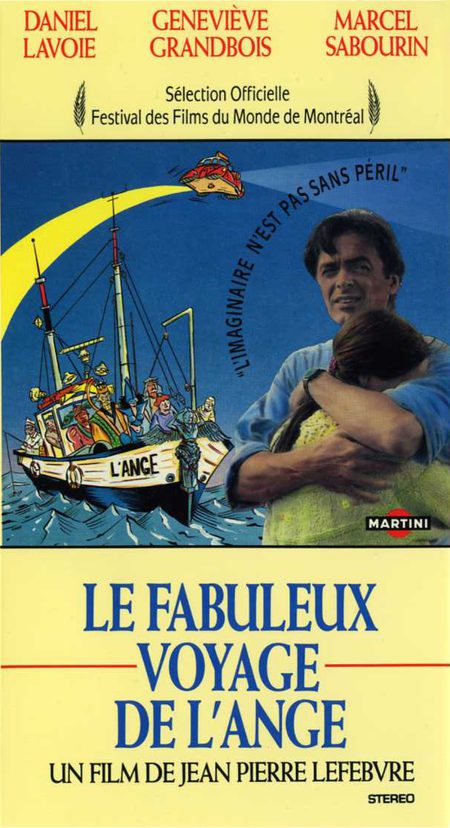 Jaquette de la VHS du film Le fabuleux voyage de l'ange (collection personnelle)