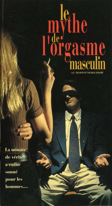 Jaquette VHS de la version française du film The Myth of the Male Orgasm