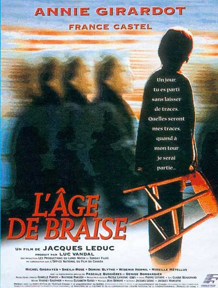 Affiche du film l'âge de braise de Jacques Leduc