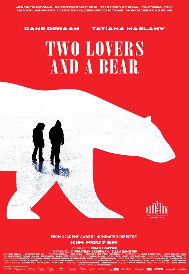 Affiche du film Two Lovers And A Bear (Kim Nguyen) - Source: Films Séville