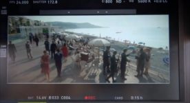 Tournage de la coproduction Un sac de billes à Nice (©Canal+)