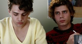 Image des comédiens Xavier Dolan et François Arnaud dans J'ai tué ma mère