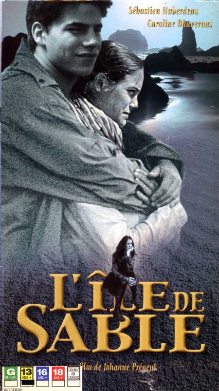 Jaquette VHS du film L'île de sable de Johanne Prégent (image ©filmsquebec.com)