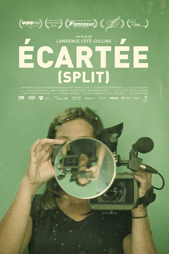 Affiche bilingue du film Écartée de Lawrence Côté-Collins (©Karine Savard)