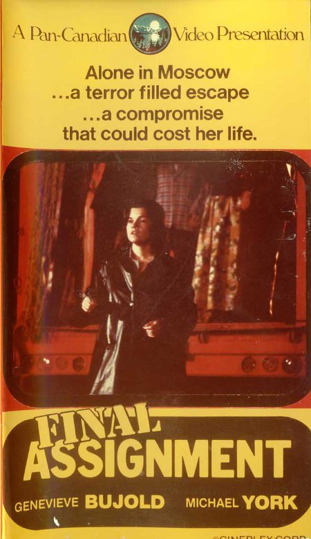 Jaquette VHS du film Final Assignment de Paul Almond
