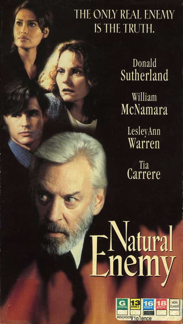 Jaquette VHS du suspense psychologique Natural Enemy réalisé par Douglas Jackson en 1996