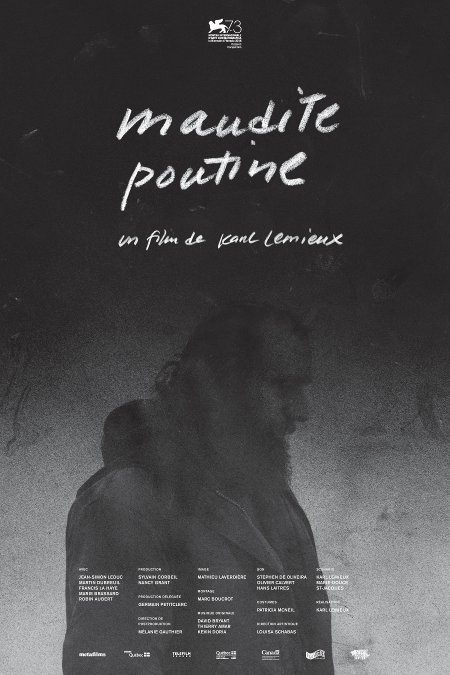 Affiche officielle canadienne du film Maudite Poutine