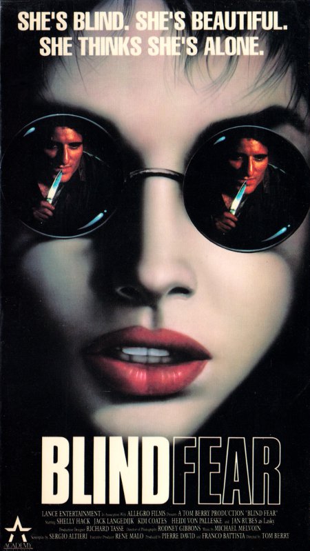 Couverture de la VHS de Blind Fear de Tom Berry