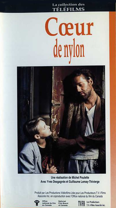 Pochette de la VHS du film Coeur de nylon de Michel Poulette (collection filmsquebec.com)