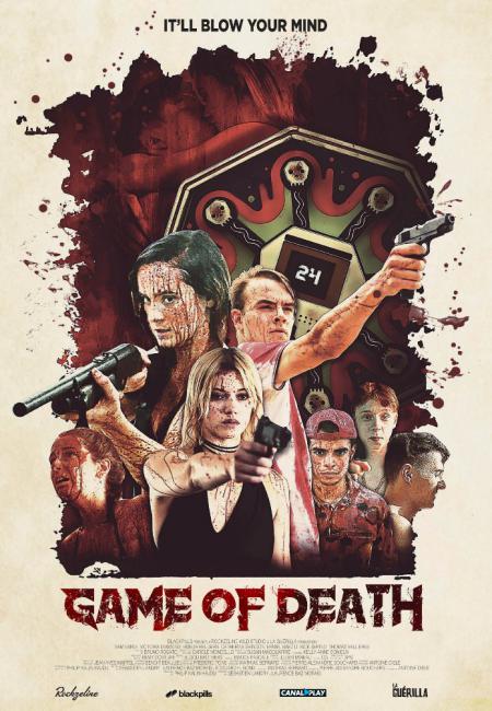 Affiche du drame d'horreur Game of Death réalisé par Sébastien Landry et Laurence Morais-Lagacé.