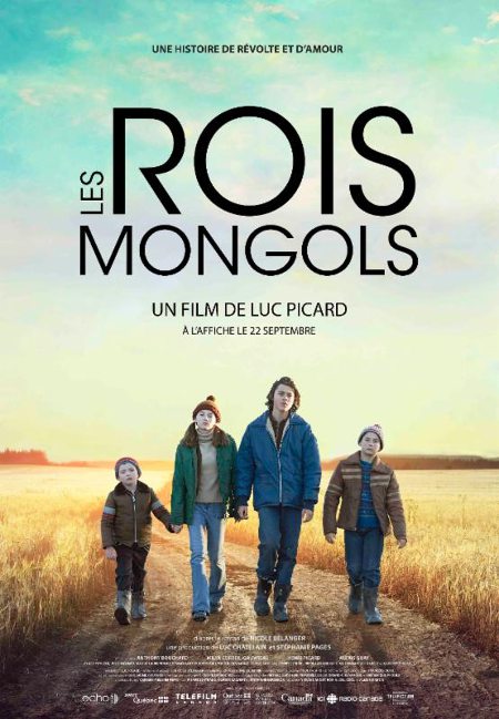 Affiche du film Les rois mongols de Luc Picard créée par l'équipe du studio design La Camaraderie