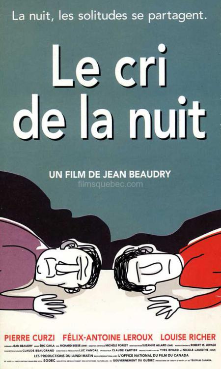 Jaquette VHS du drame Le cri de la nuit de Jean Beaudry (1995)