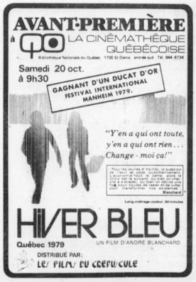 Hiver bleu, L’ – Film d’André Blanchard