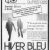 Encart paru dans Le Devoir pour l'annonce de la première montréalaise du film Hiver bleu d'André Blanchard
