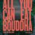 Affiche (en version rouge) du film québécois "All You Can Eat Bouddha" mis en scène par Ian Lagarde.L'affiche du film est une création d'Isabelle Guimond sur une photographie de Benoit Paillé.
