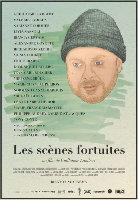 Affiche du film Les scènes fortuites de Guillaume Lambert - En salle le 26 janvier 2018 (Source: Entract Films)