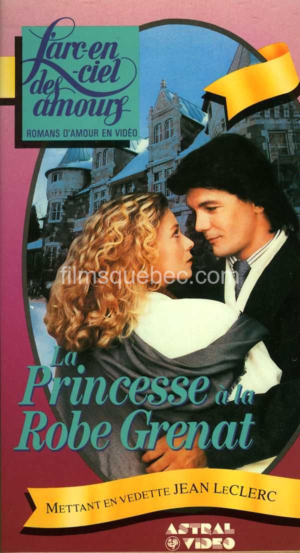 Pochette de la VHS du film "La princesse à la robe grenat" de Danièle J. Suissa