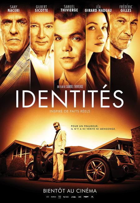 Affiche du film Identites (les comédiens principaux sont en haut d'image)