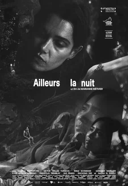 Affiche du drame "Ailleurs la nuit" de Marianne Métivier (2025)