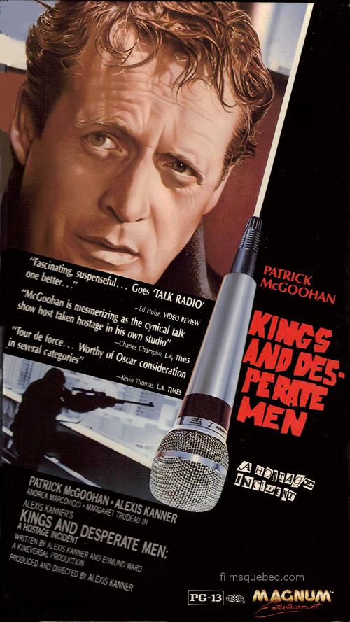 Couverure VHS de Kings and Desperate Men