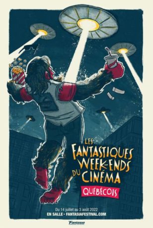 Fantasia 2022 - Affiche Fantastiques Week-Ends du cinéma québécois