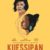 Affiche du film Kuessipan de Myriam Verreault (lettrage rouge et dessin de deux visages de filles sur fond jaune moutarde)