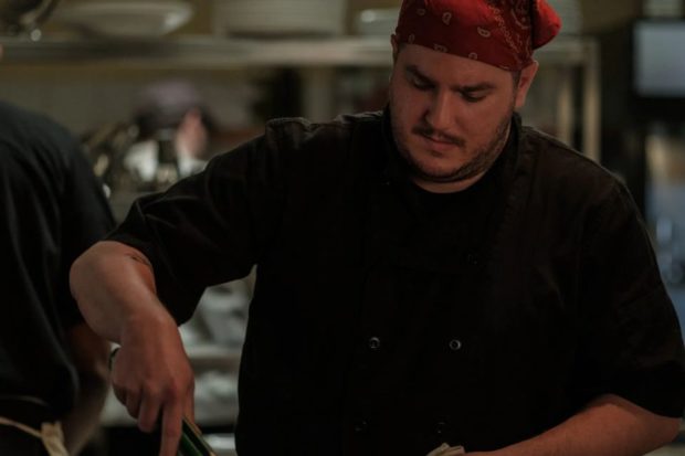 Le plongeur de Francis Leclerc - photo de l'acteur Charles-Aubey Houle (Bébert) - Photo: Danny Taillon