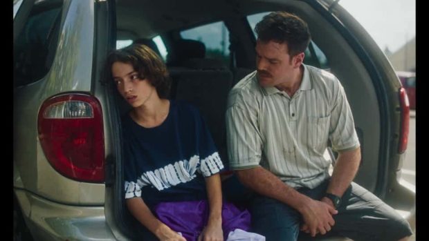 Photo des comédiens Aksel Leblanc et Maxime Genois dans le drame "Phénix" (Jonathan Beaulieu-Cyr, 2025)
