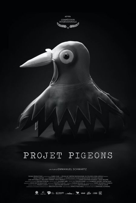Projet Pigeons - Affiche du film d'Emmanuel Schwartz (présenté en première mondiale au FIFA 2022)