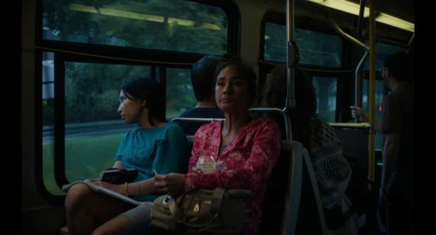 Une scène du long métrage québécois "Ailleurs la nuit" (Marianne Métivier, 2025)