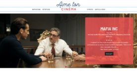 Page d'accueil de la plateforme aimetoncinema.ca