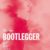Affiche du film Bootlegger (on voit l'actrice Devery Jacobs de profil sur fond rose)