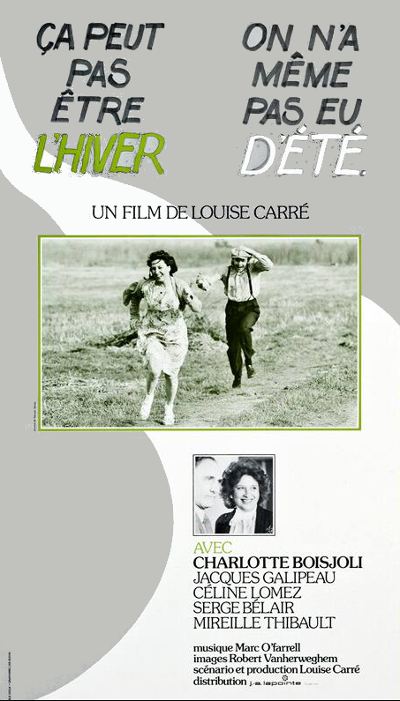 Ça peut pas être l'hiver... - Visuel