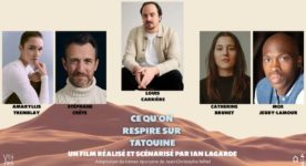 Comédiens principaux du film "Ce qu'on respire de Tatouine" - Crédits photos Amaryllis : Jimmi Francoeur, Louis : Guillaume Boucher, Catherine : Kelly Jacob.