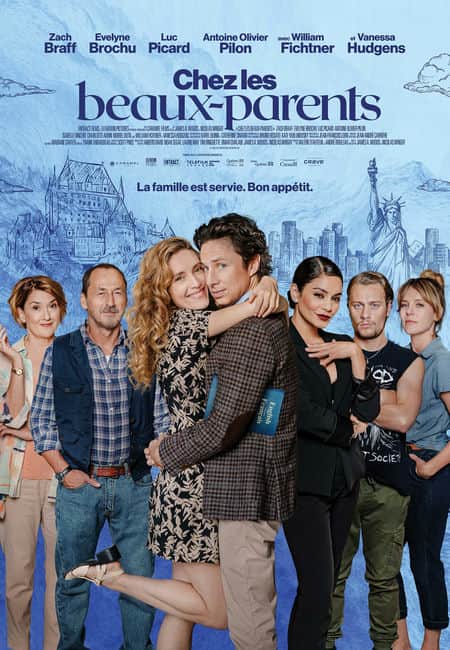 Affiche de la comédie "Chez les beaux-parents", version française de "French Girl" (Entract Films)