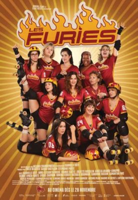 Affiche de la comédie sportive québécoise "Les furies" (Mélanie Charbonneau, 2025). Dist. Immina Films