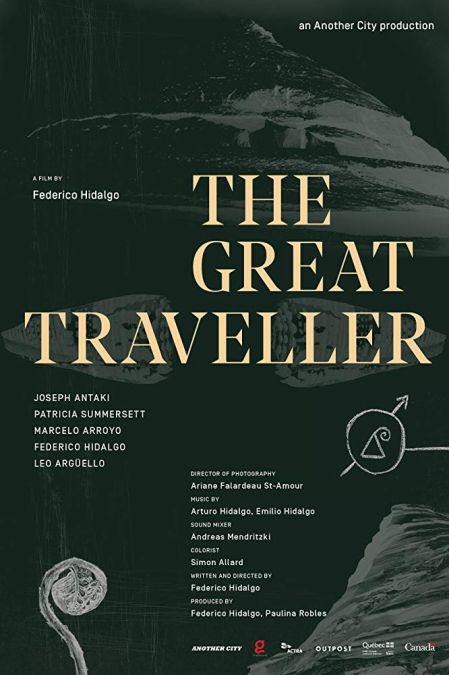 Affiche créée par Vanesa Mazza pour le film The Great Traveller de Federico Hidalgo