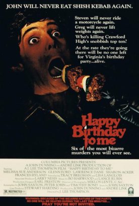 Happy Birthday To Me – Film de J. Lee Thompson