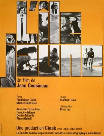 Affiche du film L'île jaune de Jean Cousineau