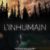 L'inhumain - Affiche du film de Jason Brennan (l'image est divisée en deux - en haut: une forêt recouverte de nuages sombres, et en bas: le visage de l'acteur Samian)